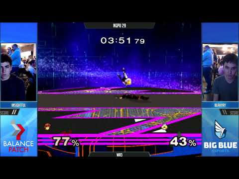 NGPU 29 SSBM - Insightful (Marth) vs. Blahyay (Sheik) - Melee WR3