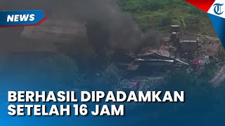 16 JAM! Damkar Akhirnya Berhasil Padamkan Api di Gudang Oli Bekas Gunungputri Bogor