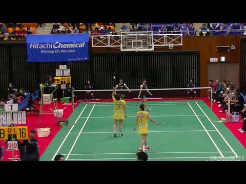 本田／清水（日立化成）vs 中村／諸田（丸杉）WD第2日・第二試合【S／Jリーグ2　2019】