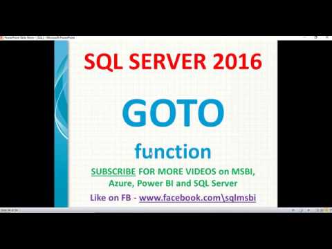 Goto in SQL Server | plsql goto examples