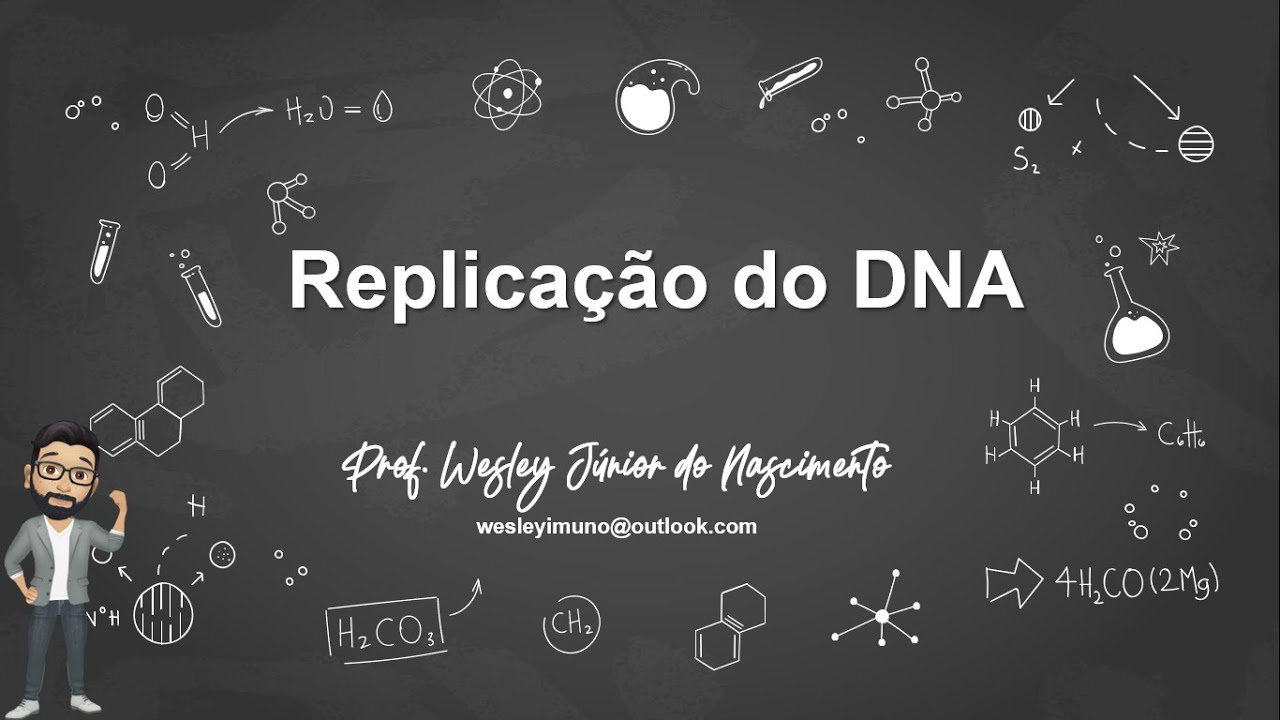 Replicação do DNA- Desenhando passo a passo do processo