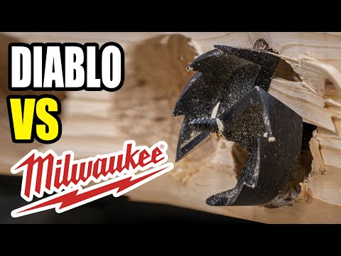 Diablo SPEEDemon Self-feed Wood Boring Bits vs Milwaukee SwitchBlade and WoodOwl