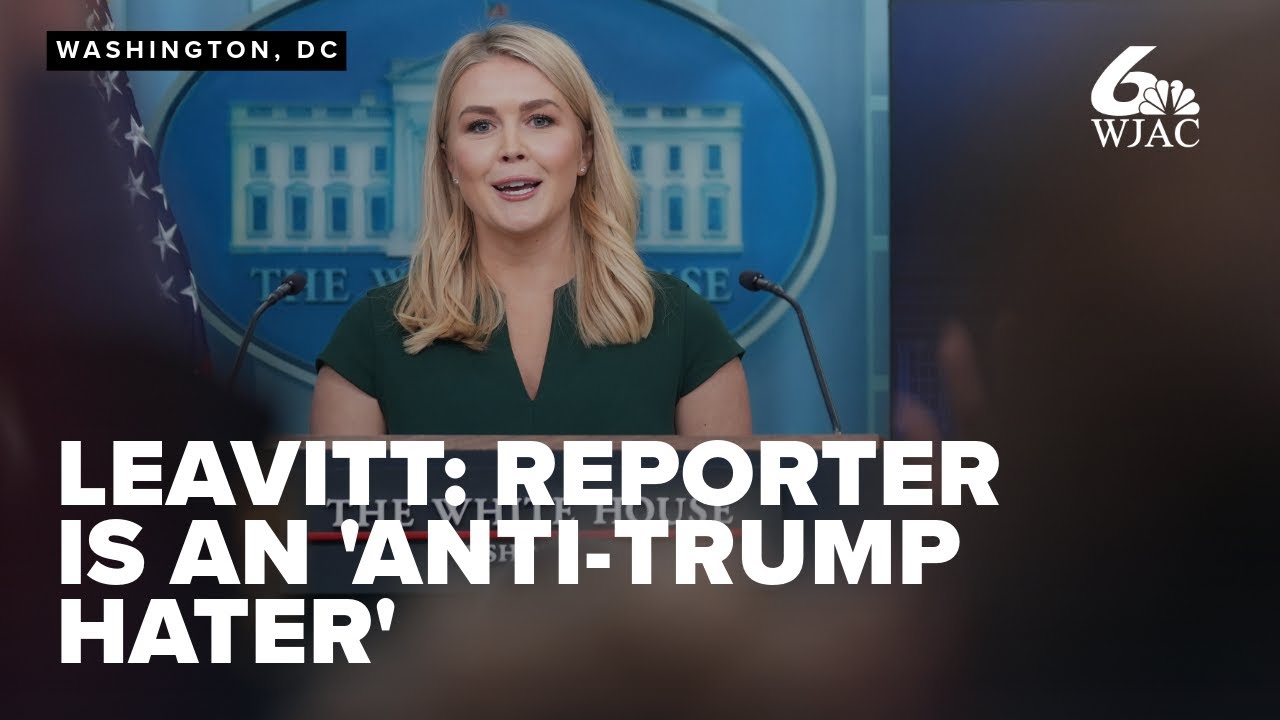 FULL REMARKS: Leavitt calls reporter at center of Signal group chat scandal an 'anti-Trump hater'