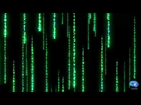 The Matrix Green Rain Code Screensaver HD 10 HOURs NO SOUND