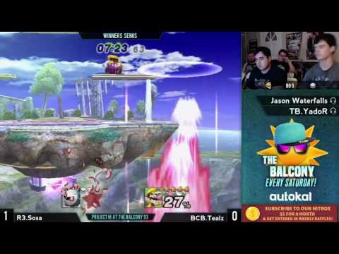 PM @ the Balcony 93 - Winners Semis ft. BCB|Tealz (Meta Knight) VS R3|Sosa (Wario)