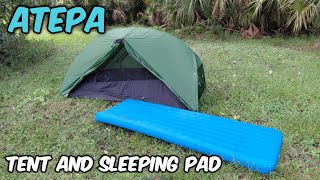 ATEPA Voyage 1 Person tent + SLEEPING PAD (BUDGET GEAR REVIEW)