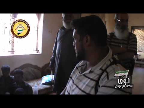 أسرى عناصر النظام من تل الجموع بعد السيطرة عليه ضمن معركة يرموك خالد