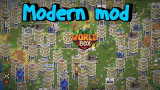 Modern age mod for WorldBox, analysis.