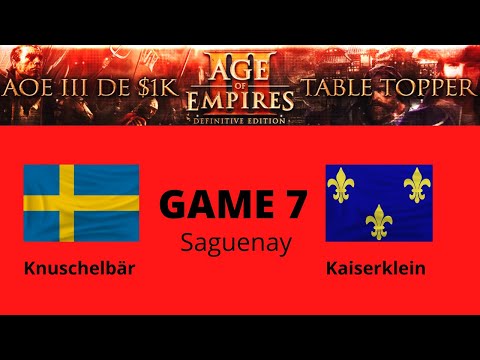AOE 3 (DE) $1,000 Table Topper: THE FINAL! Game 7 - Knuschelbär vs Kaiserklein