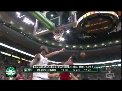 Rajon Rondo - Every Triple Double in Playoffs so far [HD]