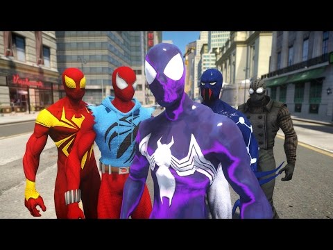 Spiderman Costume Pack - 6 Spider-man Suit Video