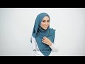 Simple Style Shawl Tutorial Chest Covered Malaysia Hijab Tutorial Alhumaira Contemporary
