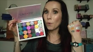 Colourpop You&#39;re Lovely Palette. Unboxing + SWATCHES (late night fun!)