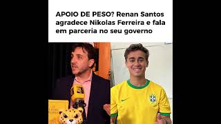 Nikolas Ferreira vai APOIAR Renan? 😱 #renansantos #nikolasferreira #mbl #partidomissao #eleições