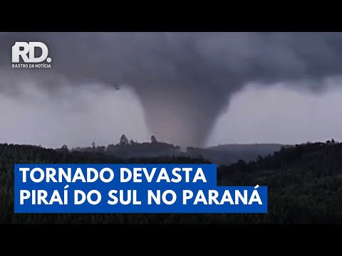 Tornado Devastador Atinge Piraí do Sul e Deixa Moradores em Pânico | Rastro da Notícia
