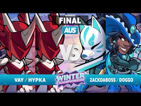 Vay & Hypka vs. Zackdaboss & Doggo - Winners Final - AUS - Brawlhalla Winter Championship 2023