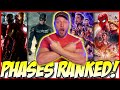 All 4 MCU Phases Ranked!