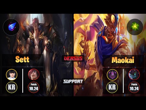 Canyon SETT (Support) [Phase Rush] VS MAOKAI - Master KR Patch 10.24