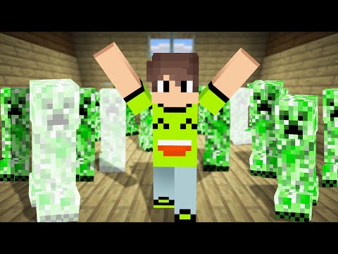Jelly's Minecraft House DESTROYED by 99 Creepers!
