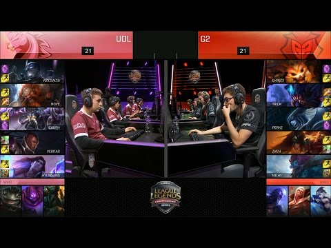 G2 vs UOL Game 2 Highlights - G2 ESPORTS vs UNICORNS OF LOVE EU LCS PLAYOFF SEMIFINAL #2 Summer 2016