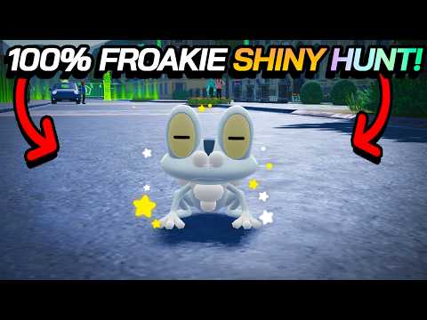 FASTEST SHINY HUNT for FROAKIE in Pokémon Legends ZA