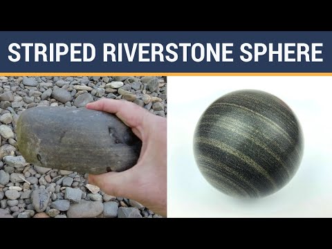 Watch Me Turn a Striped Stone Find into a Sphere