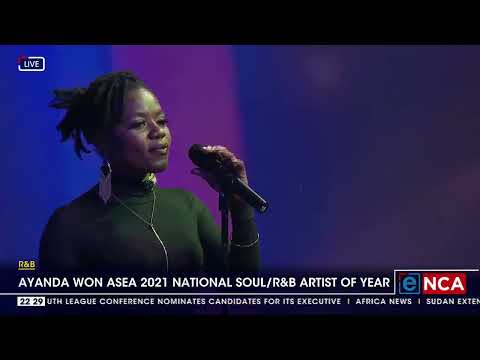 Ayanda Jiya performs live on eNCA