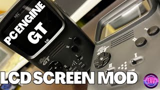 PC ENGINE GT (LCD SCREEN MOD UPGRADE)