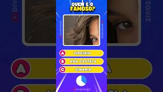 😱 ADIVINHE quem são esses famosos #quiz