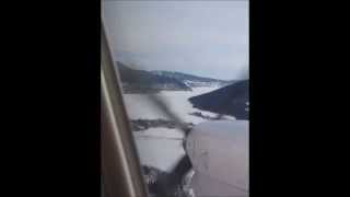 preview picture of video 'First time Saab 340 approach and landing at Are ice runway...2004-03-26 with Skyways :-)'