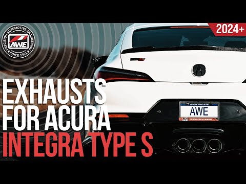 AWE Tuning 2024 Acura Integra Type S DE5 FWD Touring Edition Exhaust w/ Triple Diamond Black Tips