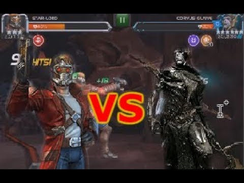 3* Star Lord Vs 6* Corvus Glaive ( Uncollected) | Marvel Contest Of Champions