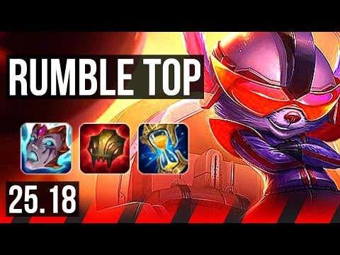 RUMBLE vs GANGPLANK (TOP) | 6/2/13, 500+ games | KR Master | 25.18