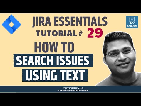 JIRA Tutorial 29 How to Search Issues in JIRA using Text