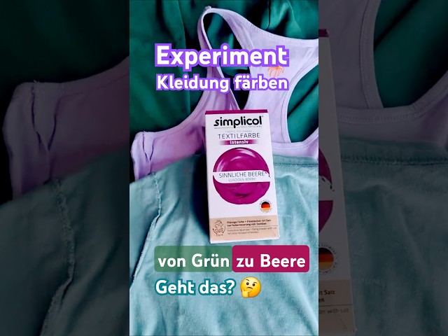 Vídeo relacionado con simplicol Expert Fabric Dye Tinte de Coloración para Textiles, Lavado a Mano o Lavadora, Tiñe y Restaura Sus Telas y Ropa, Marrón, 1 Unidad (Paquete de 1)