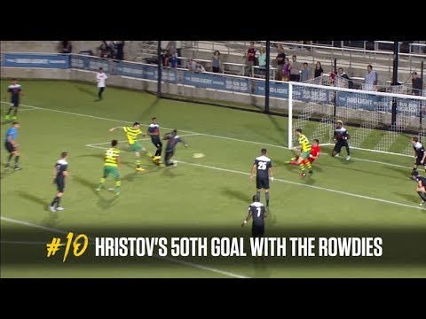 Top 10 Moments of 2017 - #10: Hristov's 50th Rowdies Goal