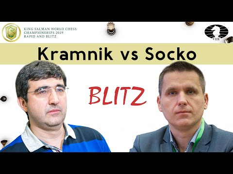Vladimir Kramnik vs  Bartosz Socko | World Blitz 2019 |