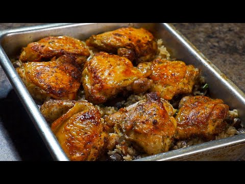 , title : 'The Best Oven Baked Chicken and Rice EVER!!! | Baked Chicken Recipe'