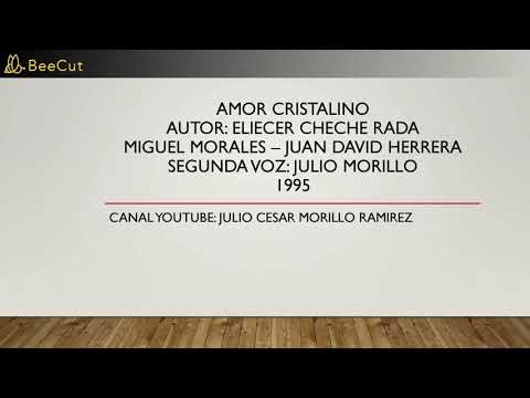 AMOR CRISTALINO - MIGUEL MORALES - JUAN DAVID HERRERA - SEGUNDA VOZ: JULIO MORILLO 1995