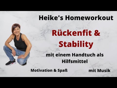 Rückenfit & Stability // mit Handtuch // 45 min // auch für Anfänger