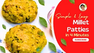 Wholesome Millet Potato Patties: Quick, High-Protein & Gluten-Free Recipe | NutritionistDeepa.com