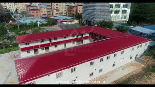 9 days !!! 2300m2 prefabricated house done