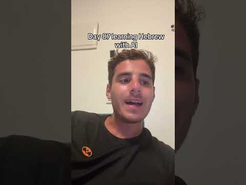 Day 87 learning Hebrew
