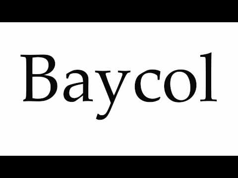 How to Pronounce Baycol