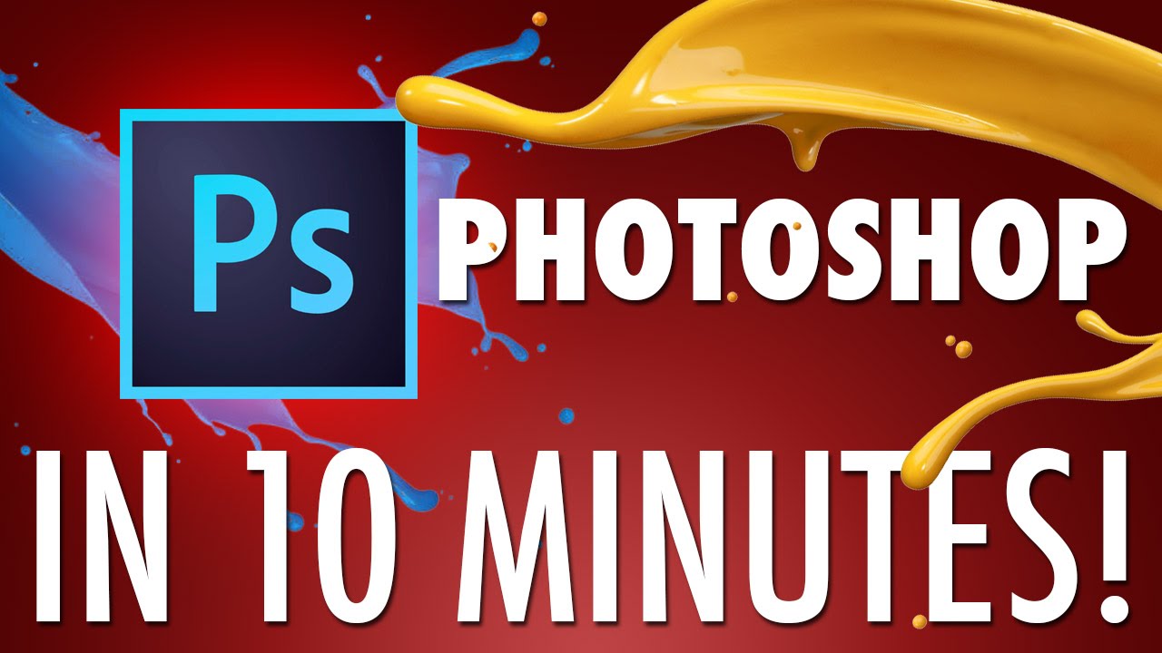 Getting started with Photoshop in 10 minutes (Beginners Tutorial)
