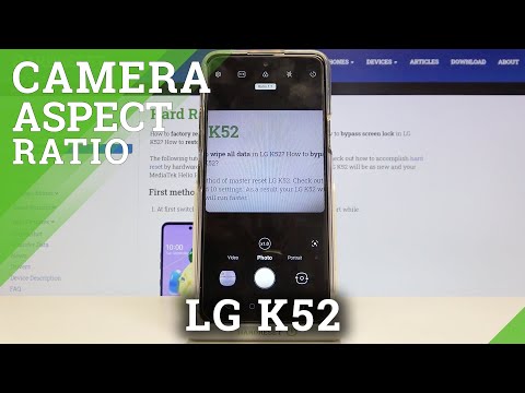 How to Change Camera Aspect Ratio & Photo Size in LG K52?