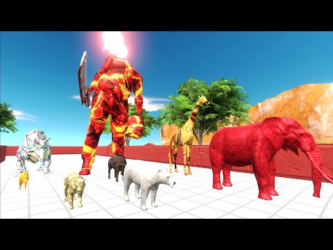 ESCAPE FROM LAVA HEADLESS HULK - Animal Revolt Battle Simulator