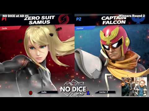 NO DICE at AD #1 - Junior Z (Mario, Cpt. Falcon) vs. Jade (Zero Suit Samus) - Winners R1