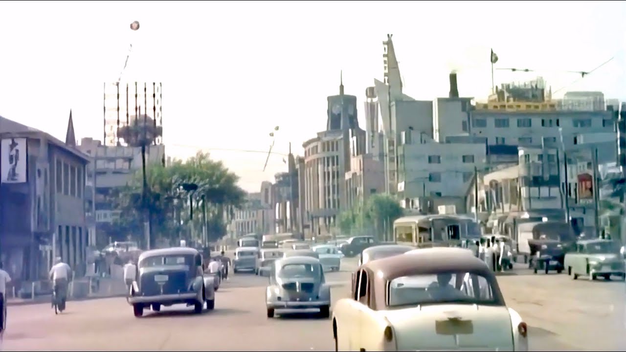 1956年の東京 [60fps HD] 1950年代の日本 / Tokyo, Japan in 1956