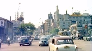 1956 Tokyo in 60fps HD / Japan in the 1950s